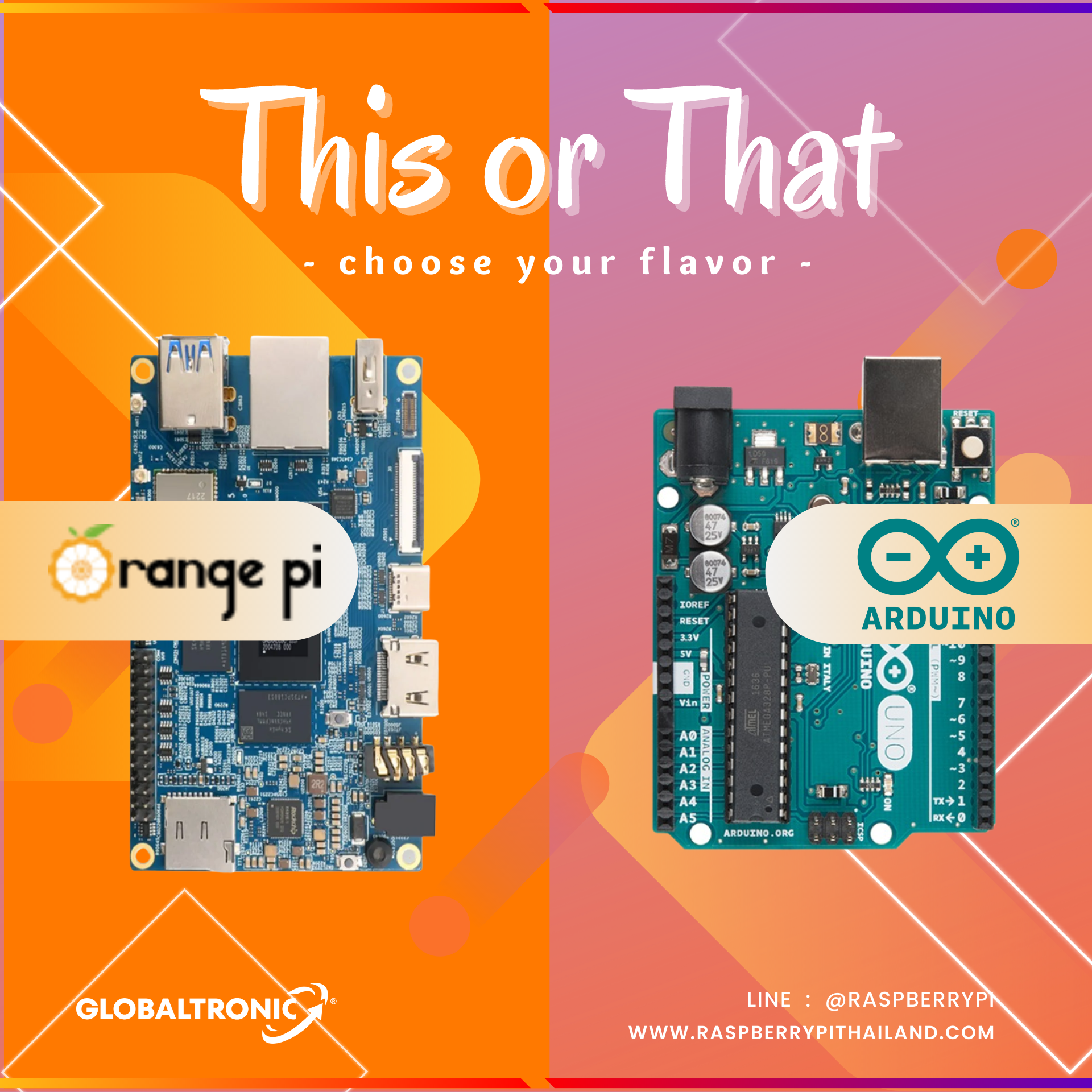 ORANGE PI กับ Arduino